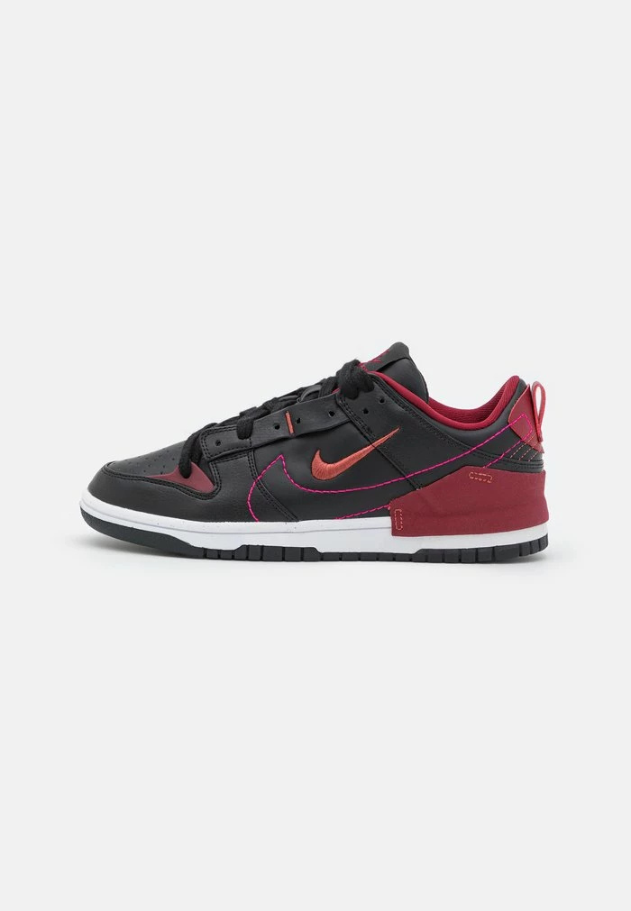 Nike Sportswear W DUNK LOW DISRUPT 2 SYN - Trainers - Black/canyon Rust/team Red/hyper Pink/white