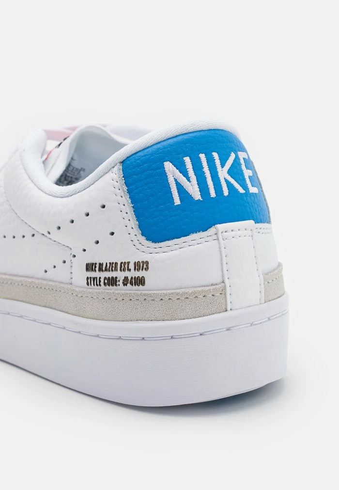 Nike Sportswear BLAZER X - Trainers - White/light Photo Blue/summit White/black/team Orange - Image 6