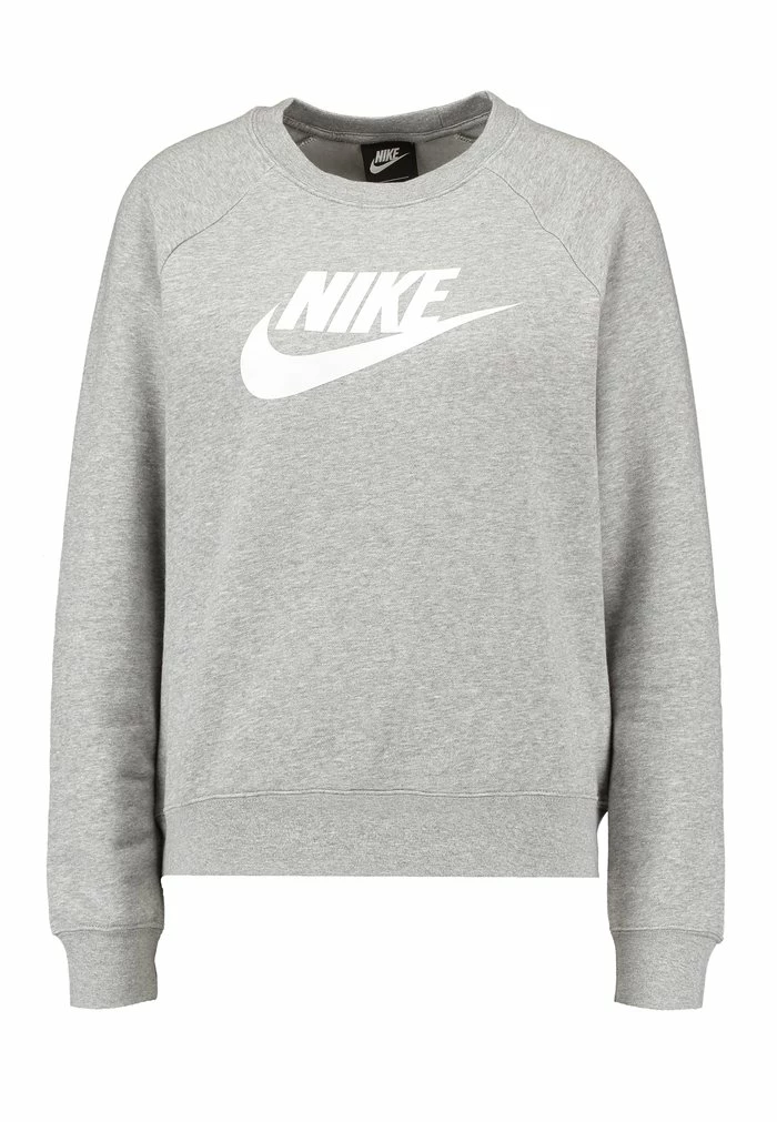 Nike Sportswear CREW - Sweatshirt - Grey Heather/white - Image 4