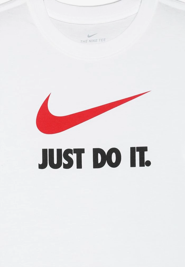 Nike Sportswear B NSW TEE JDI UNISEX - Print T-shirt - White/university Red - Image 4