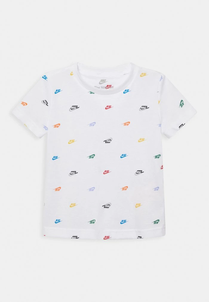 Nike Sportswear FUTURA MONOGRAM UNISEX - Print T-shirt - White
