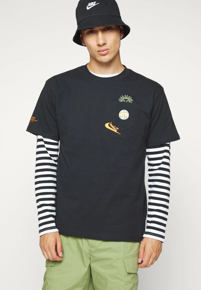 Nike Sportswear TEE SOLE - Print T-shirt - Black - Image 6