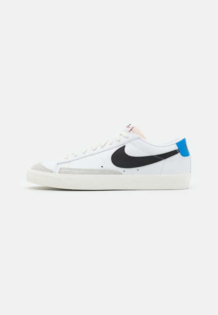 Nike Sportswear BLAZER 77 VNTG UNISEX - Trainers - White/black/light Photo Blue/sail/team Orange