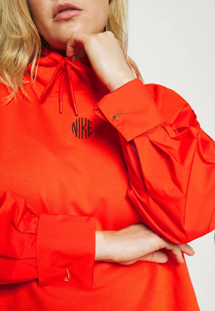 Nike Sportswear HOODIE PLUS - Hoodie - Chile Red/black - Image 5