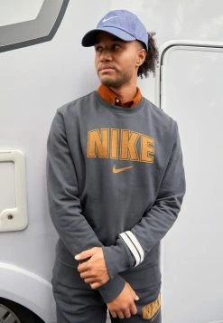 Nike Sportswear RETRO CREW - Sweatshirt - Dark Smoke Grey