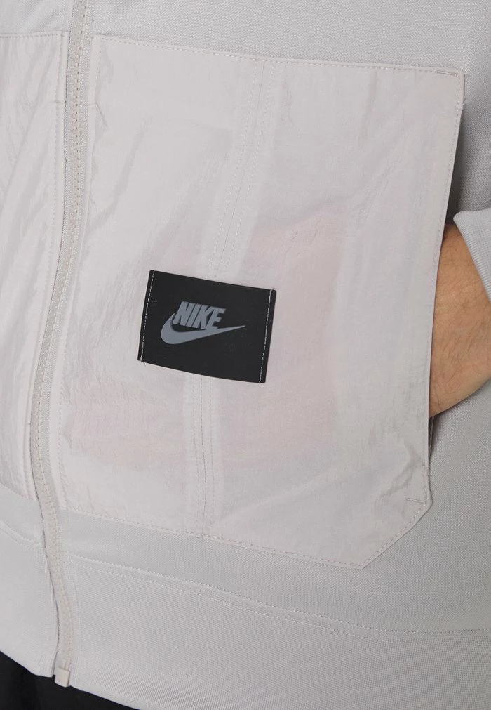 Nike Sportswear HOODIE - Zip-up Sweatshirt - Light Iron Ore/light Iron Ore/black - Image 5