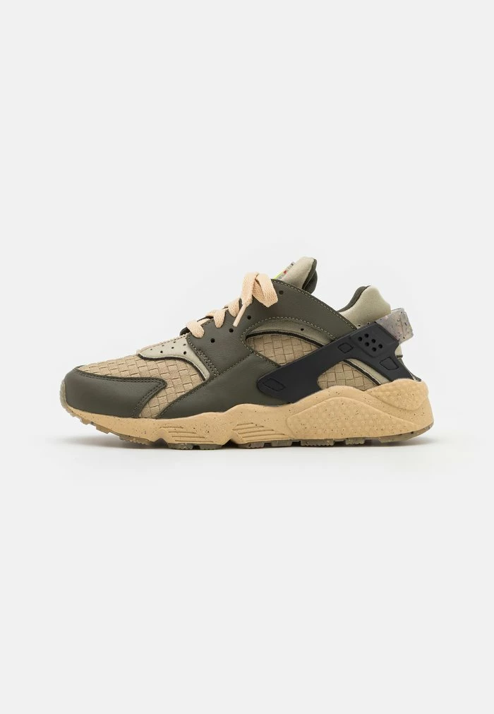 Nike Sportswear AIR HUARACHE CRATER UNISEX - Trainers - Cargo Khaki/limestone/sesame/black