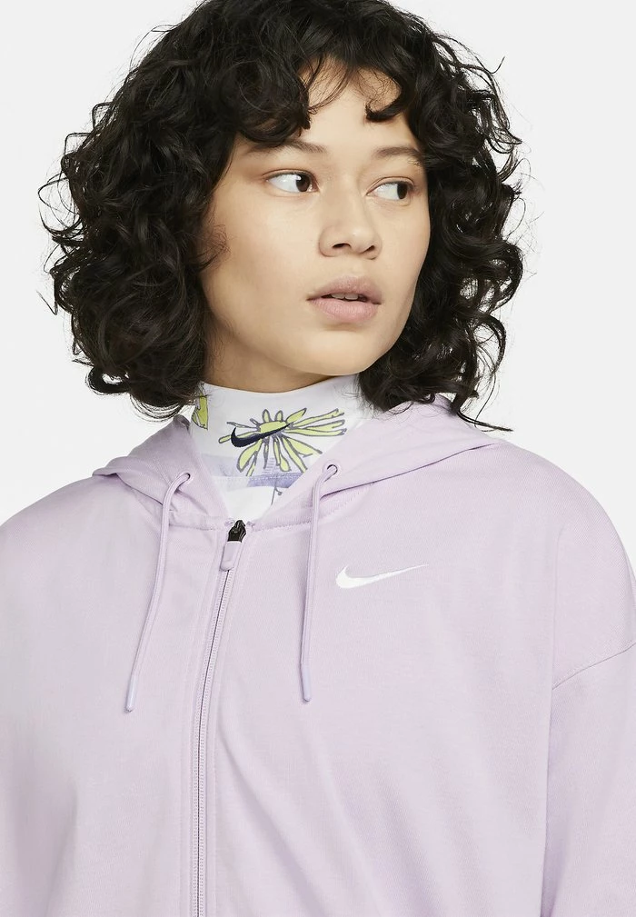 Nike Sportswear HOODIE OVER SIZED - Zip-up Sweatshirt - Doll/white - Image 4