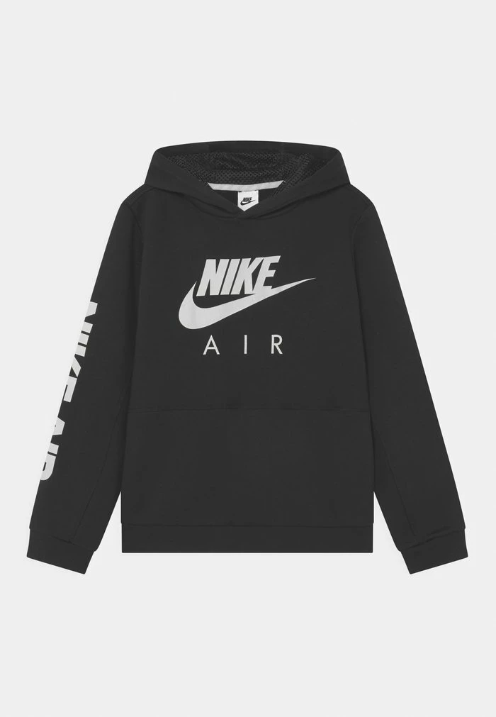 Nike Sportswear AIR HOODIE - Hoodie - Black/light Bone
