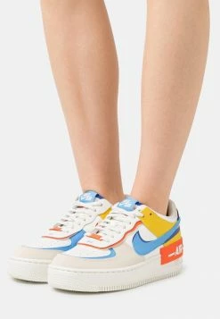 Nike Sportswear W AF1 SHADOW - Trainers - Sail/university Blue/game Royal/rush Orange/vivid Sulfur/pearl White
