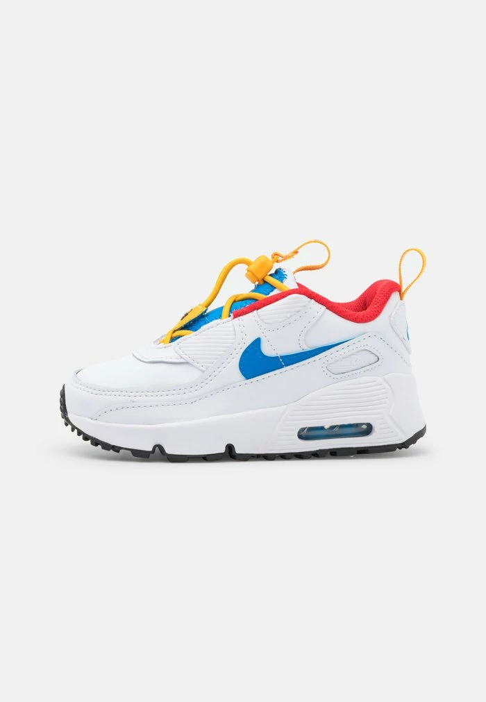 Nike Sportswear AIR MAX 90 TOGGLE UNISEX - Trainers - White/photo Blue/university Gold/university Red