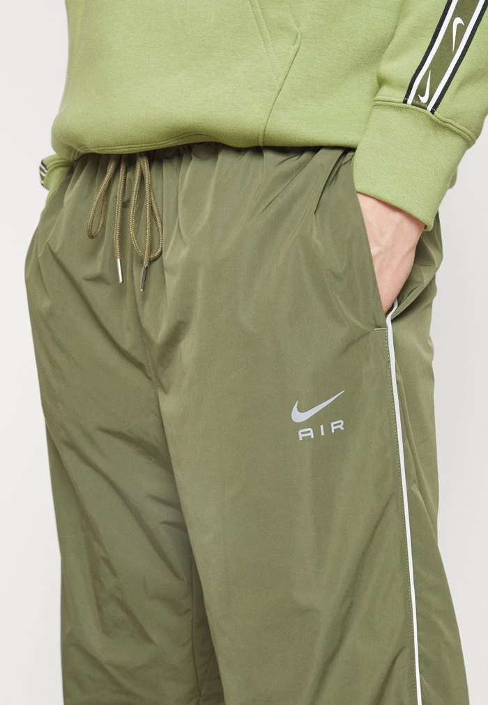 Nike Sportswear AIR PANT - Tracksuit Bottoms - Medium Olive/white - Image 7