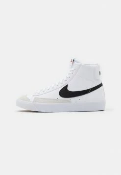 Nike Sportswear BLAZER MID 77 UNISEX - High-top Trainers - White/black/total Orange