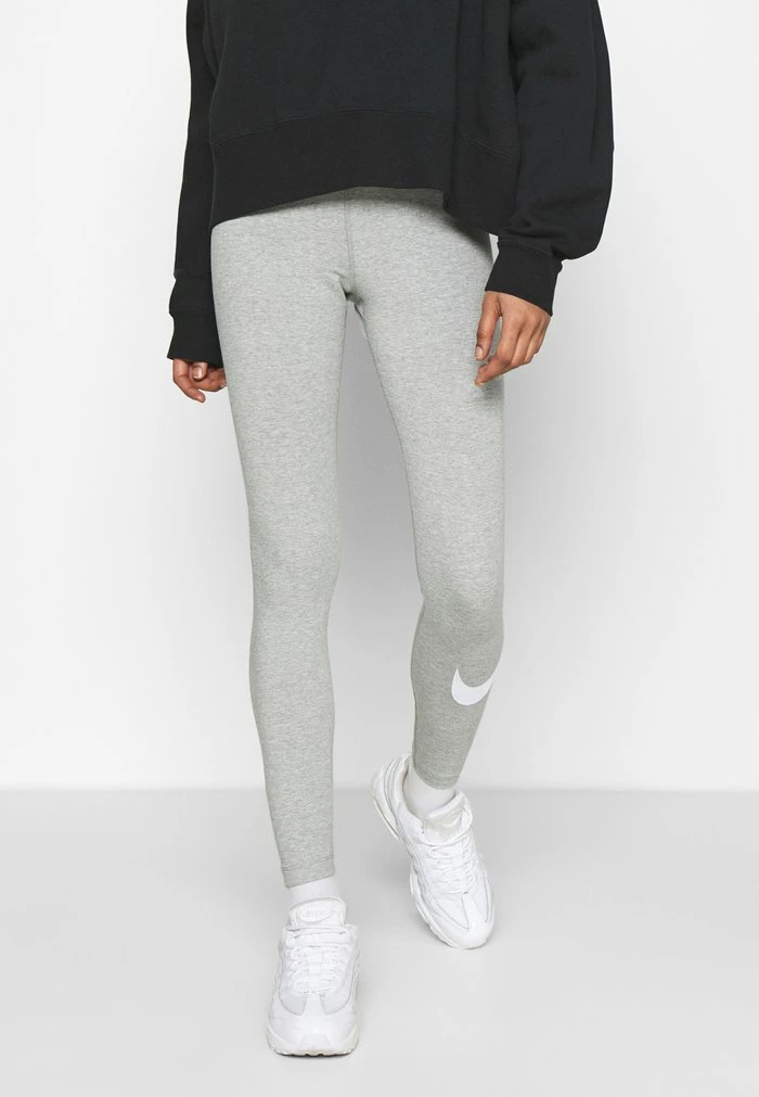 Nike Sportswear Leggings - Trousers - Grey Heather/white