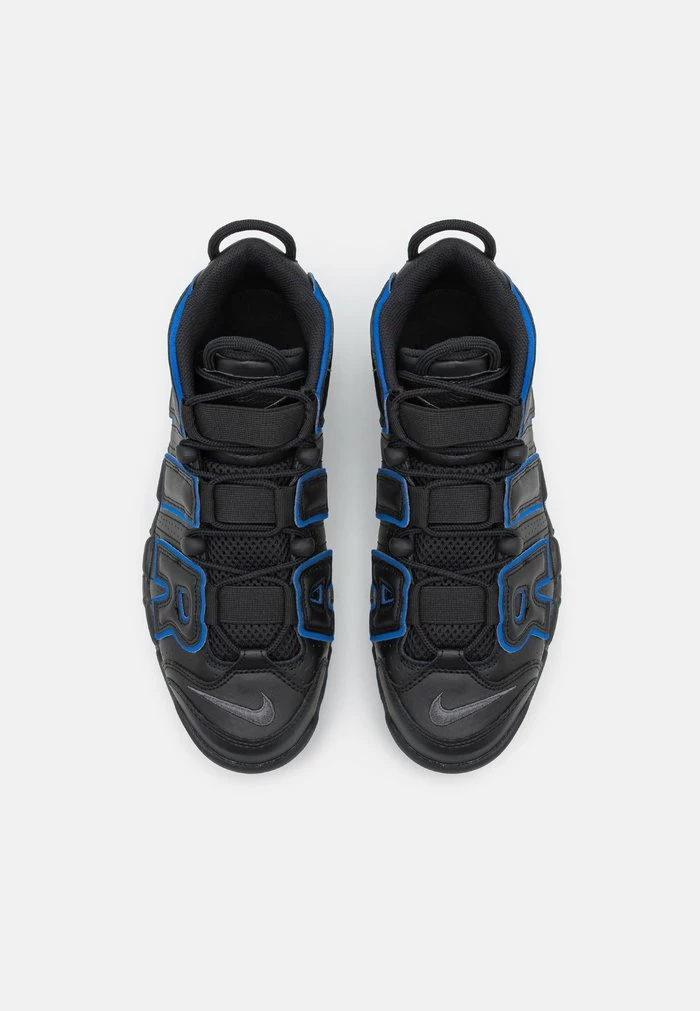 Nike Sportswear AIR MORE UPTEMPO 96 RB - High-top Trainers - Black/iron Grey/game Royal - Image 4