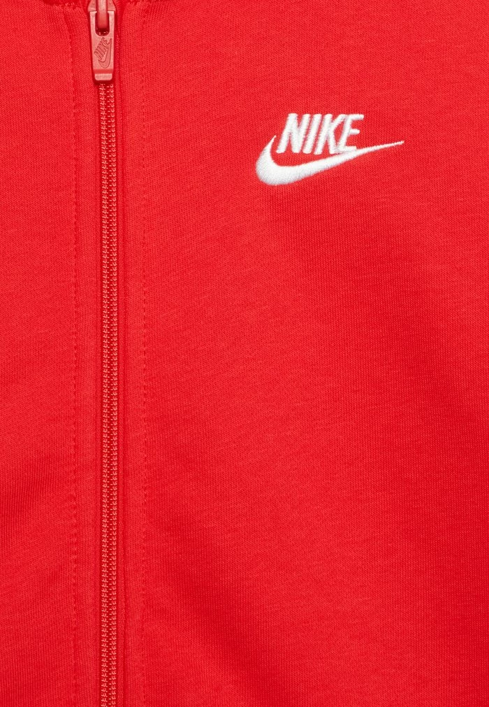 Nike Sportswear CLUB UNISEX - Zip-up Sweatshirt - University Red White - Image 3