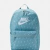 Nike Sportswear HERITAGE WAVE UNISEX - Rucksack - Worn Blue/white