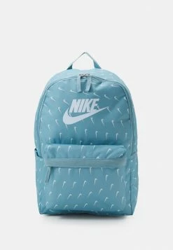 Nike Sportswear HERITAGE WAVE UNISEX - Rucksack - Worn Blue/white