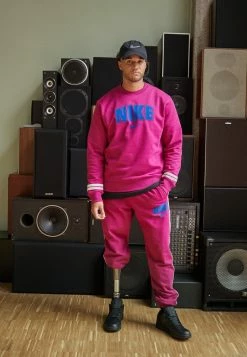 Nike Sportswear RETRO CREW - Sweatshirt - Dynamic Berry