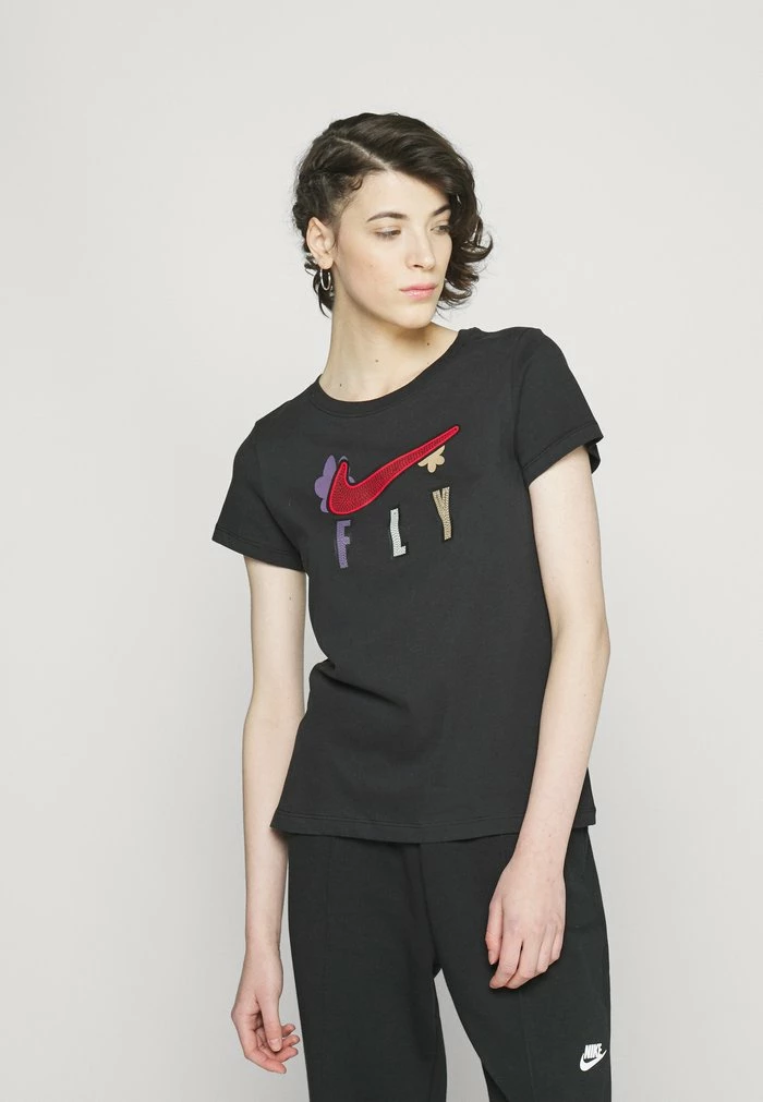 Nike Sportswear FLY - Print T-shirt - Black - Image 3
