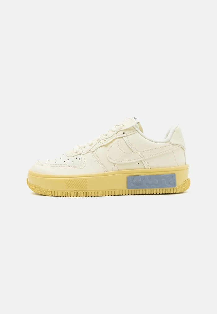 Nike Sportswear W AIR FORCE 1 FONTANKA - Trainers - Coconut Milk/lemon Wash/wolf Grey