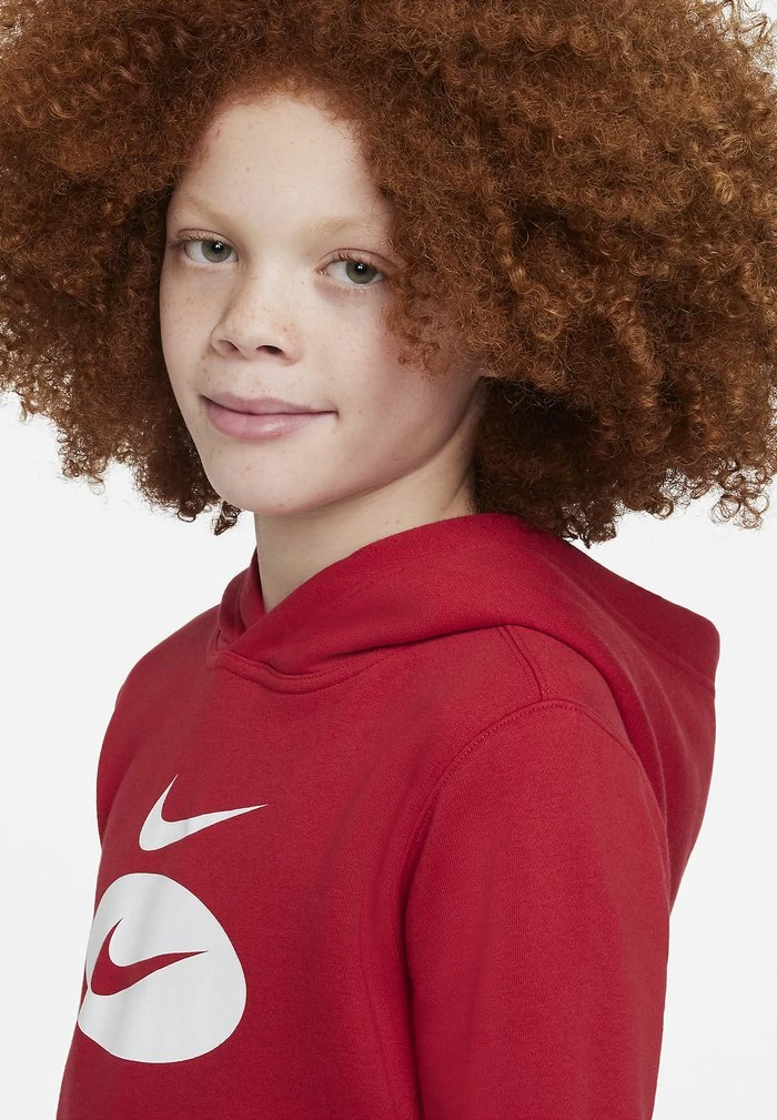 Nike Sportswear Hoodie - Gym Red/white - Image 4
