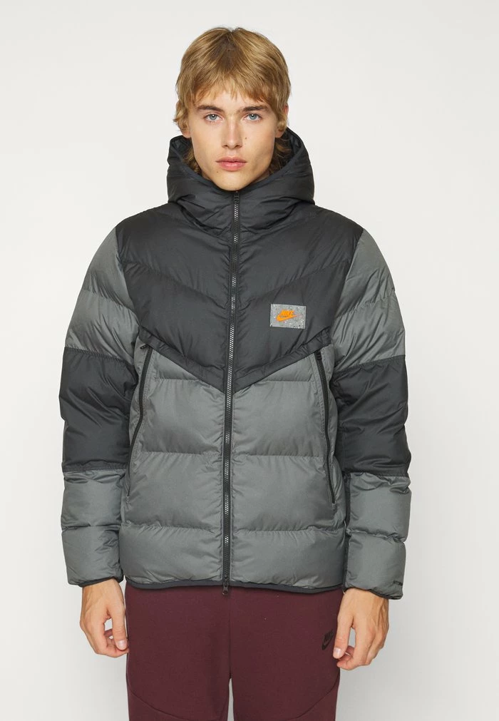 Nike Sportswear Winter Jacket - Black/smoke Grey/iron Grey/safety Orange - Image 3