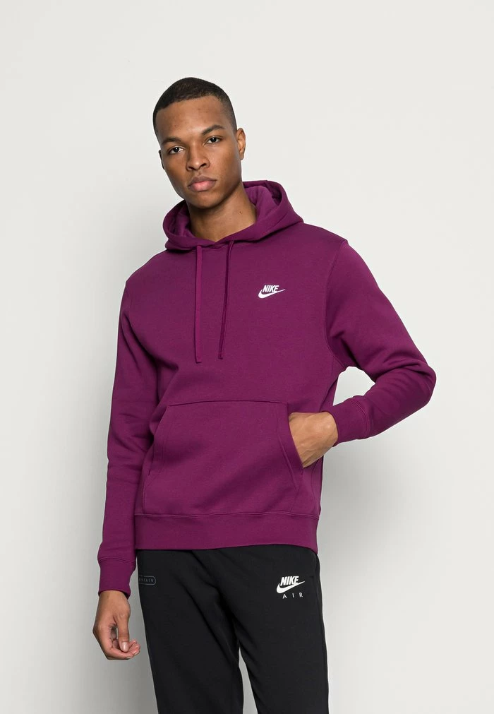 Nike Sportswear CLUB HOODIE - Hoodie - Sangria