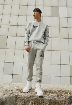 Nike Sportswear Tracksuit Bottoms - Dark Grey Heather/white/black