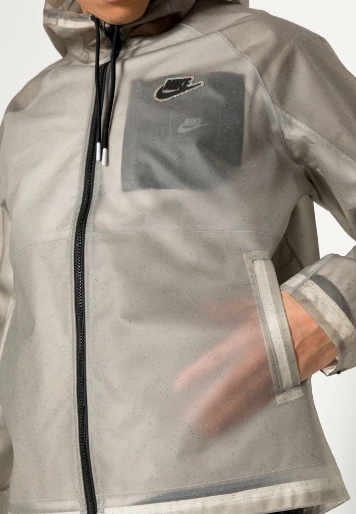 Nike Sportswear REVIVAL - Waterproof Jacket - Anthracite/black/black - Image 5