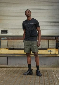 Nike Sportswear UTILITY - Shorts - Sequoia/ice Silver