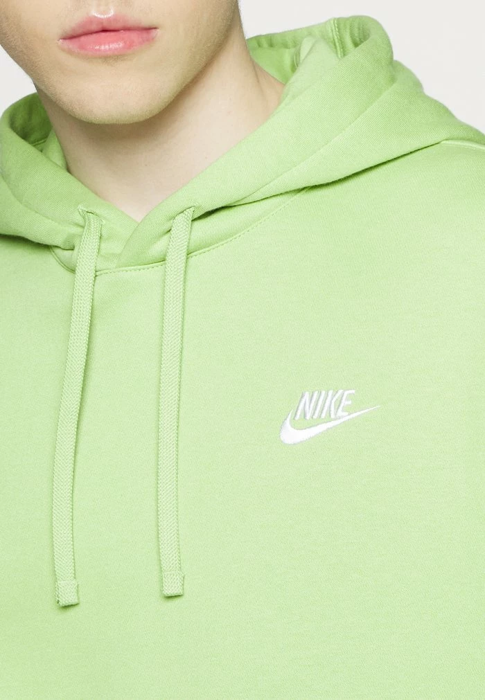 Nike Sportswear CLUB HOODIE - Hoodie - Vivid Green/white - Image 8