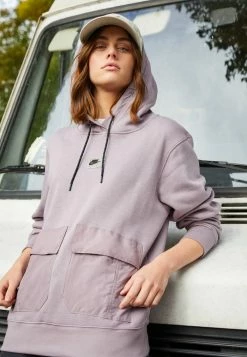 Nike Sportswear HOODIE - Sweatshirt - Purple Smoke