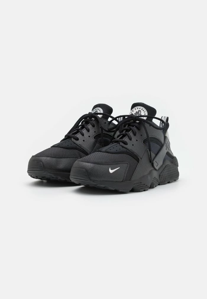 Nike Sportswear AIR HUARACHE TU - Trainers - Black/metallic Silver - Image 2