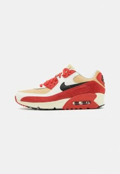 Nike Sportswear AIR MAX 90 GS UNISEX - Trainers - Sesame/black/red Clay/sail
