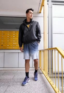 Nike Sportswear CLUB DIP DYE - Shorts - Dark Smoke Grey/light Smoke Grey