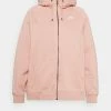 Nike Sportswear Zip-up Sweatshirt - Rose Whisper/white
