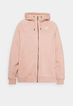 Nike Sportswear Zip-up Sweatshirt - Rose Whisper/white