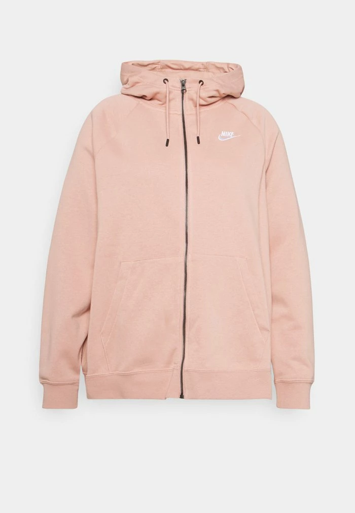 Nike Sportswear Zip-up Sweatshirt - Rose Whisper/white