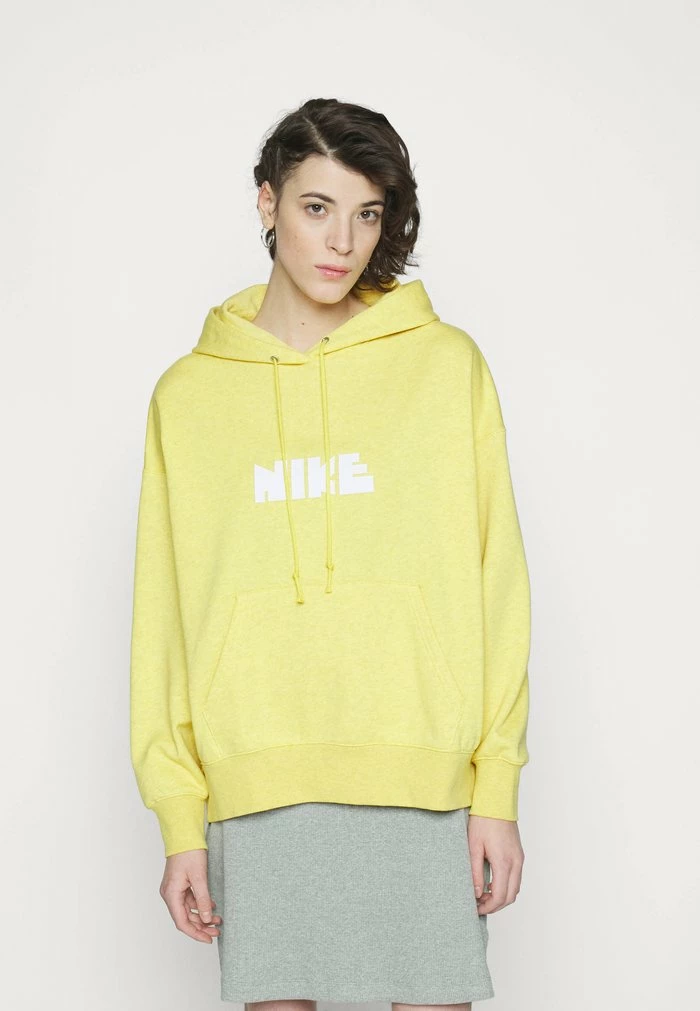 Nike Sportswear CIRCA HOODIE - Sweatshirt - Vivid Sulfur/white - Image 3