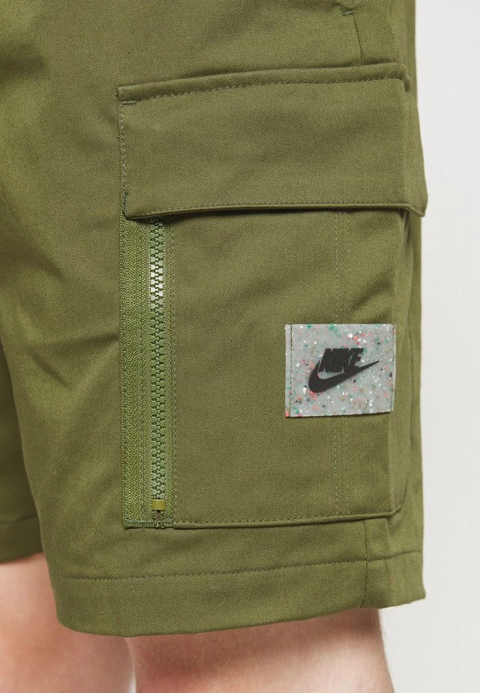 Nike Sportswear Shorts - Rough Green/safety Orange/black - Image 7