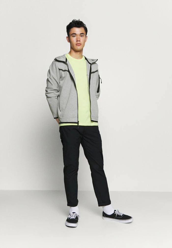 Nike Sportswear HOODIE - Zip-up Sweatshirt - Dk Grey Heather/black - Image 2