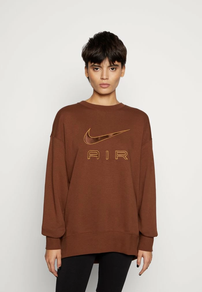 Nike Sportswear AIR CREW - Sweatshirt - Cacaowow/ale Brown - Image 2