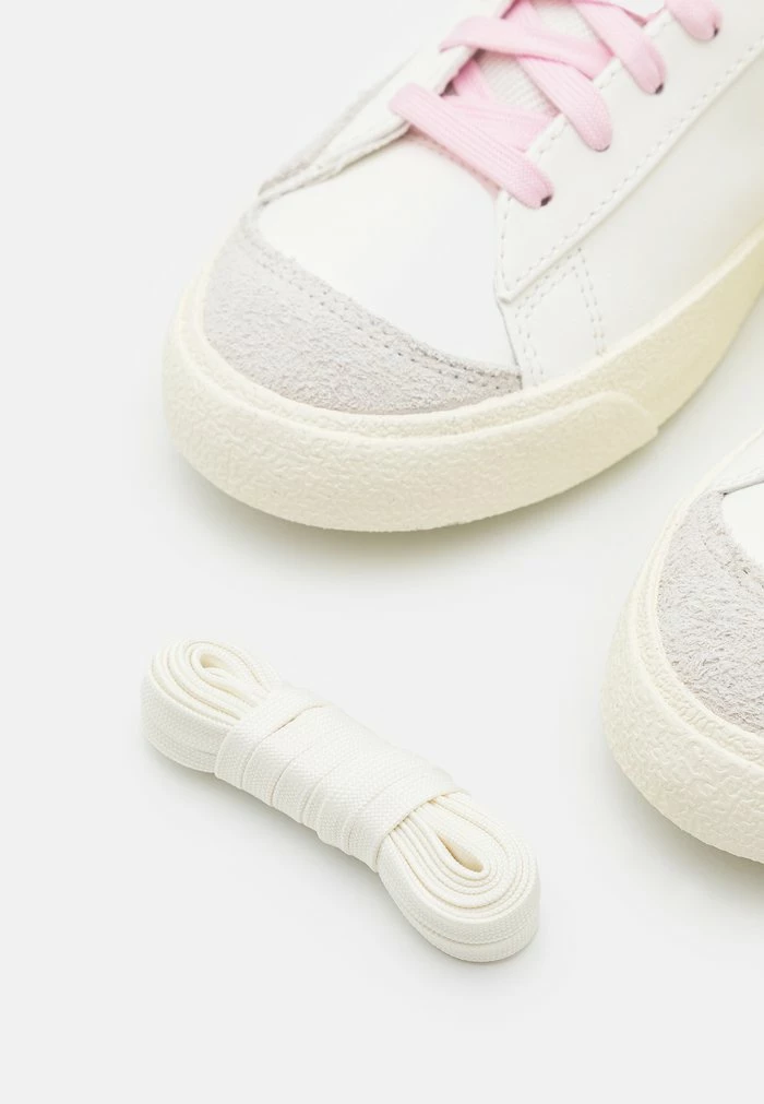 Nike Sportswear BLAZER MID '77 PRM - High-top Trainers - Sail/enamel Green/coconut Milk/off Noir/sail/alpha Orange - Image 8