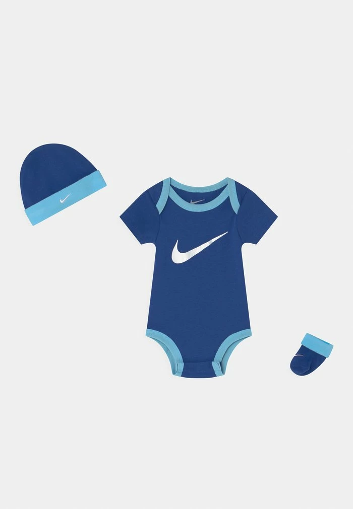 Nike Sportswear HAT BOOTIE SET UNISEX - Print T-shirt - Blue Gaze