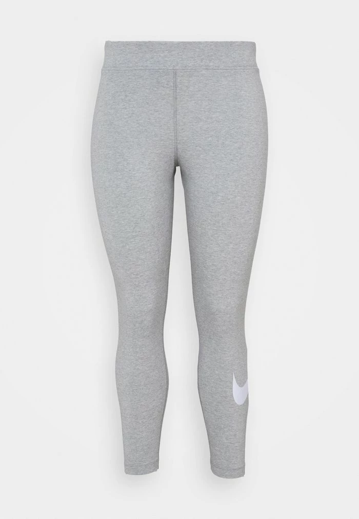 Nike Sportswear Leggings - Trousers - Grey Heather/white - Image 4