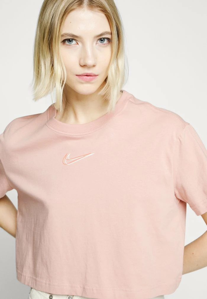 Nike Sportswear CROP TEE - Print T-shirt - Rose Whisper White - Image 7