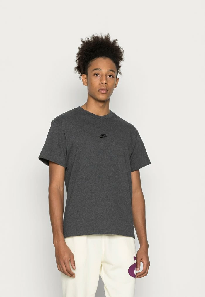 Nike Sportswear BOXY TEE - Basic T-shirt - Medium Ash
