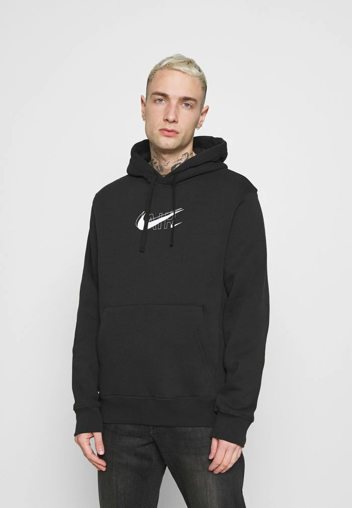 Nike Sportswear HOODIE AIR - Hoodie - Black/reflective
