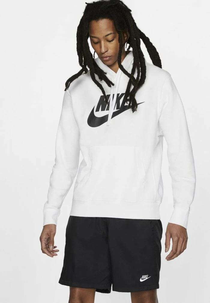 Nike Sportswear CLUB HOODIE - Hoodie - White
